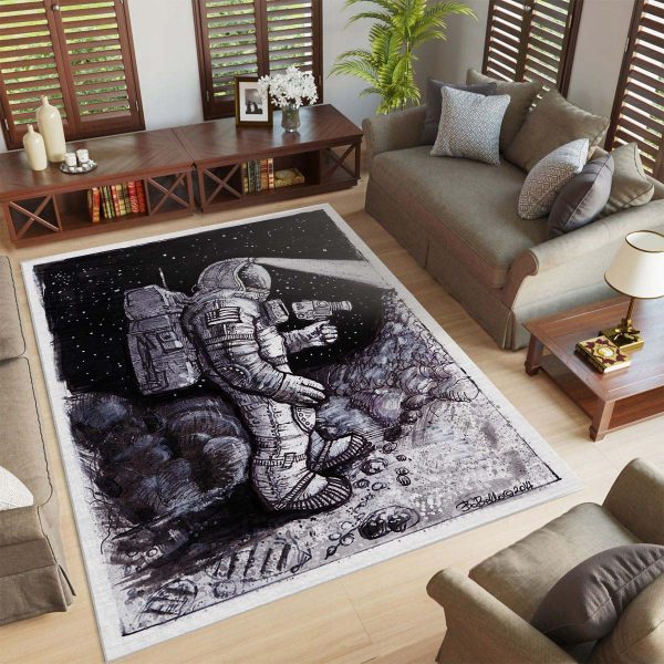 Astronaut Kosmonaut Teppich