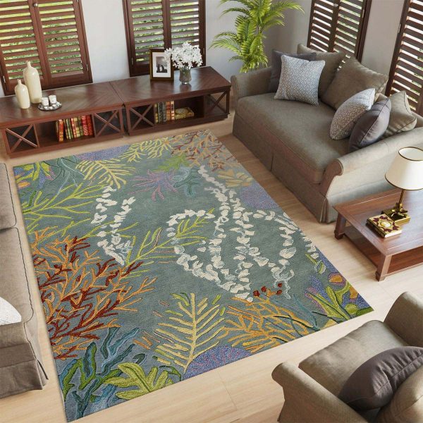 Korallenriffe Vintage Teppiche Teppich