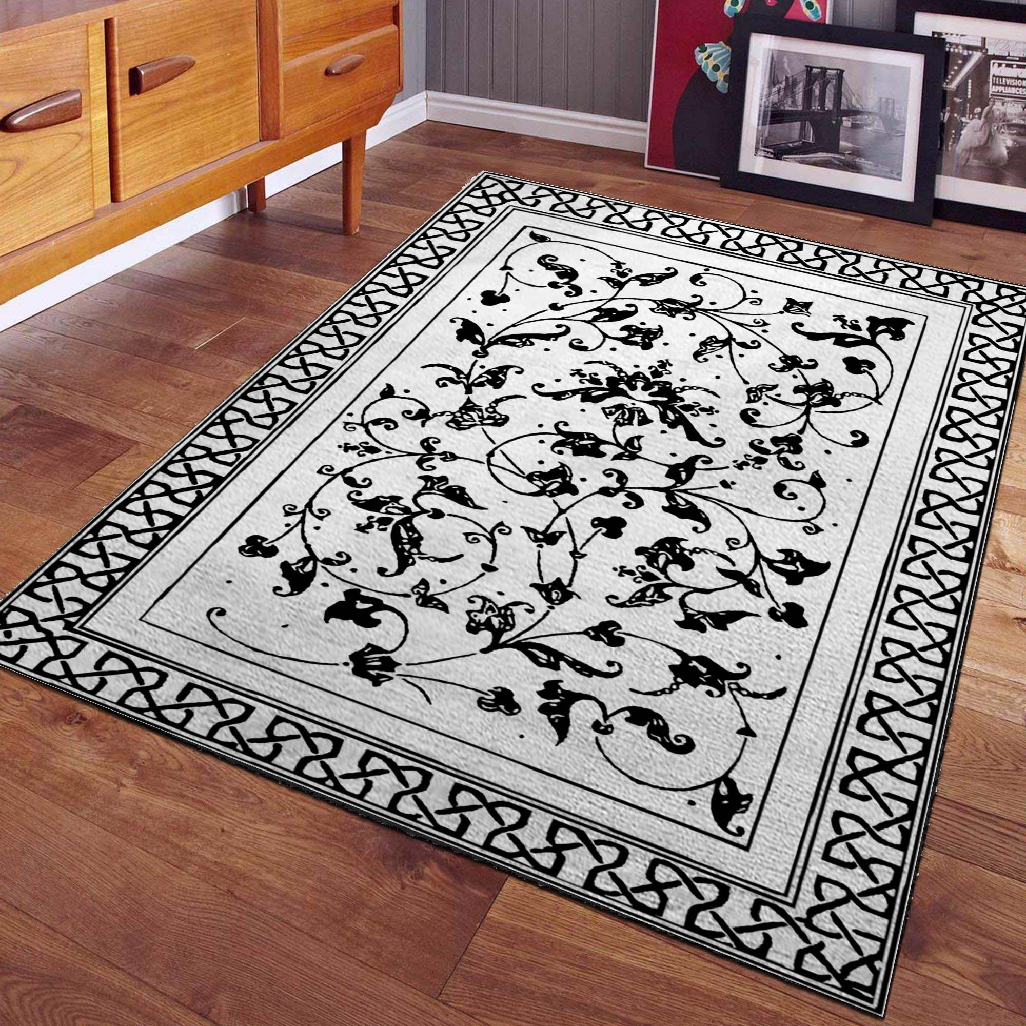 Blattmotiv 01 Teppiche Teppich – Bild 2