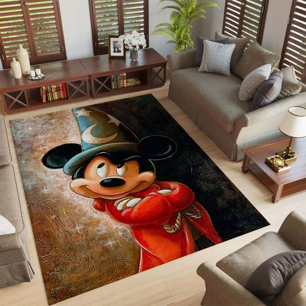 Zauberer Micky Maus Teppich
