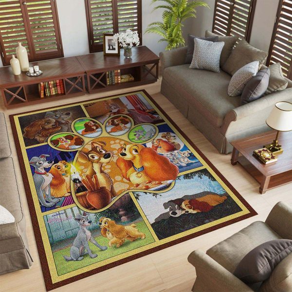 Dame und der Landstreicher Teppich