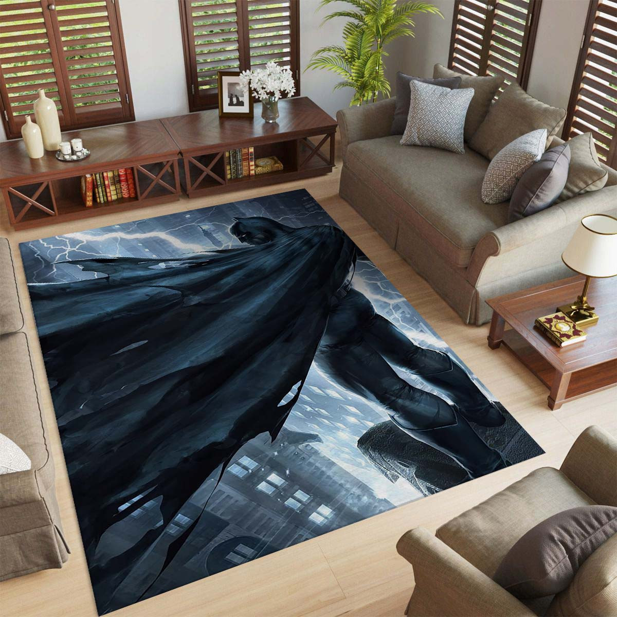 Batman kommt Teppich