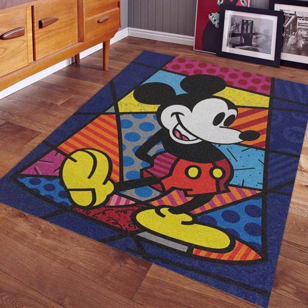 Micky Maus Romero Britto Teppich