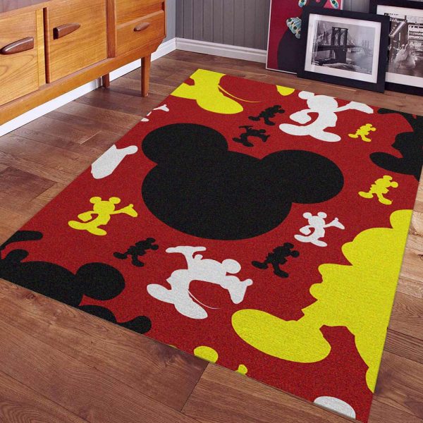 Micky Maus-Silhouette Teppich