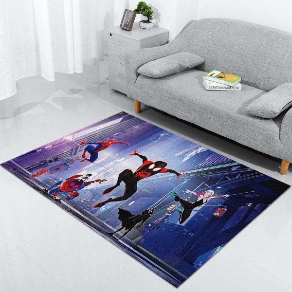 Spider Man in den Spinnenvers Teppich