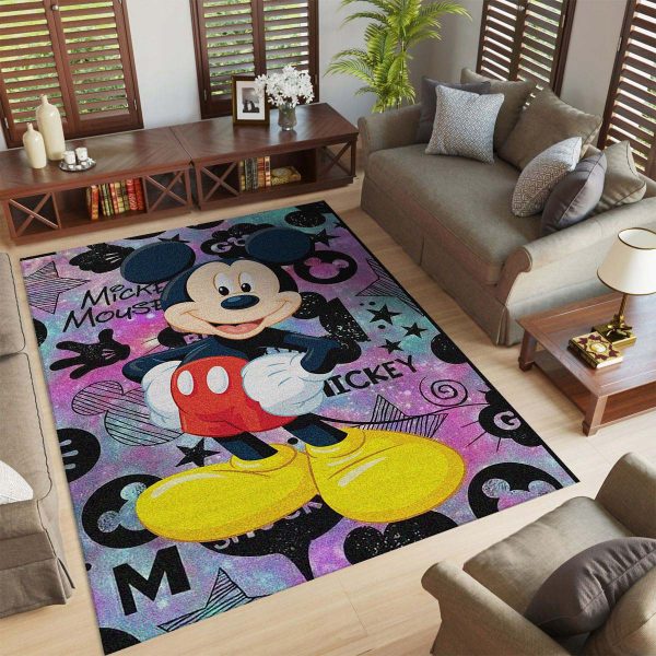 Mickey-Mouse-Galaxie-Muster Teppich
