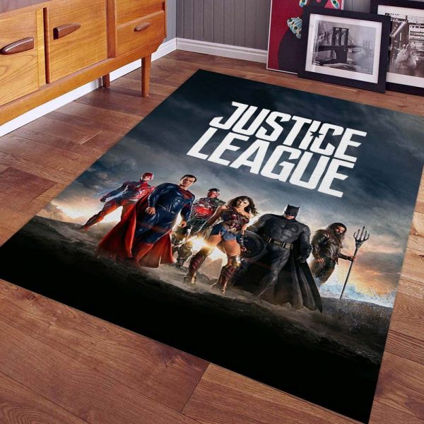 Kampf der Justice League Teppich