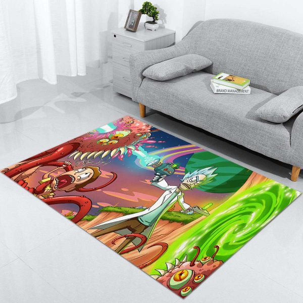 Rick und Morty-Alien Teppich