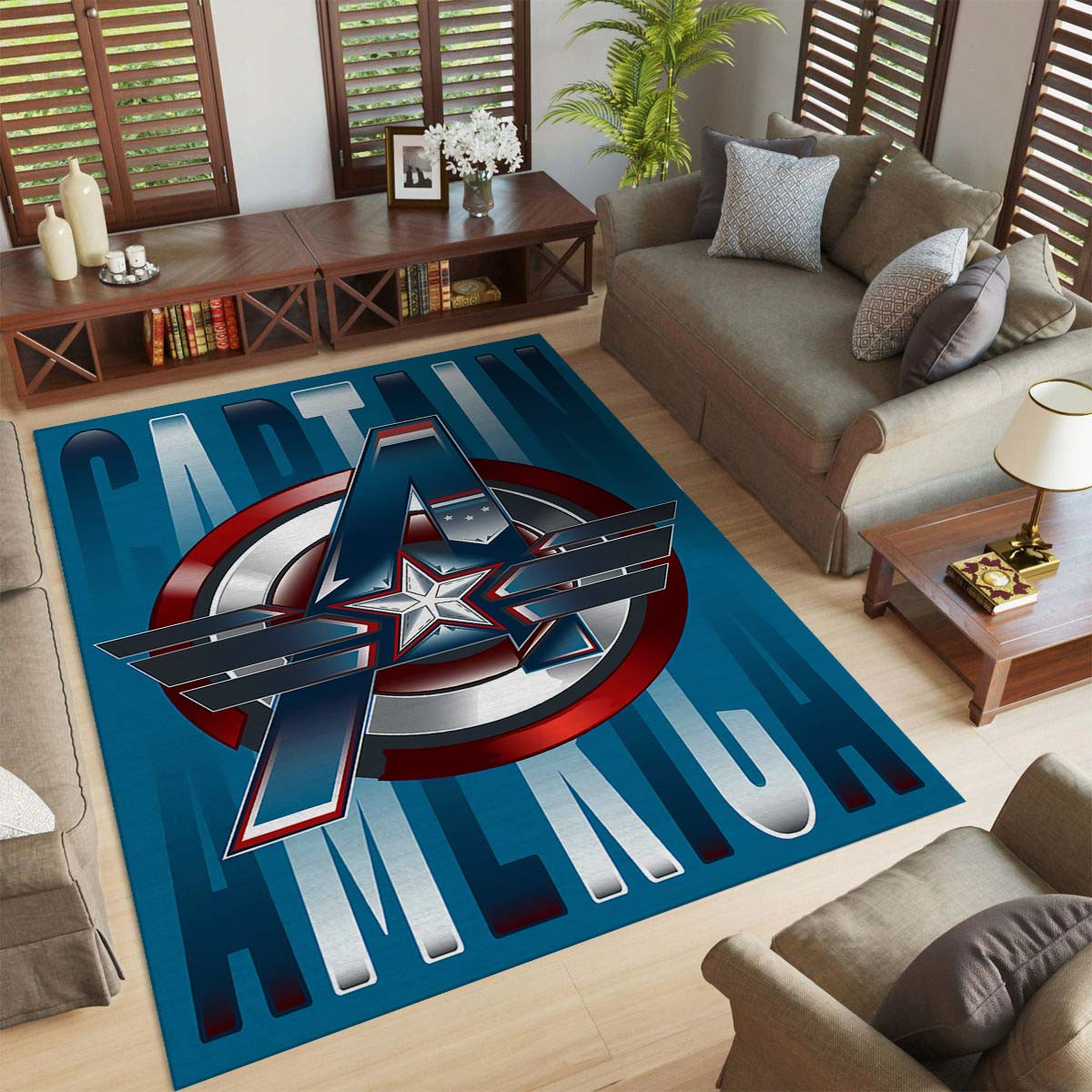 Captain America Teppich