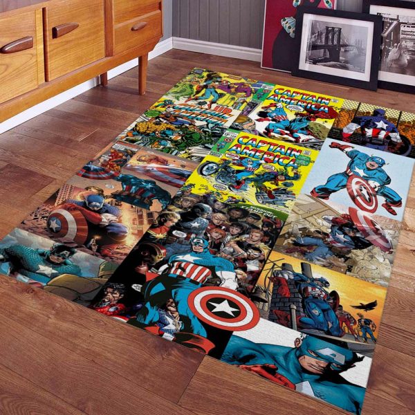 Captain America Superhelden Teppich