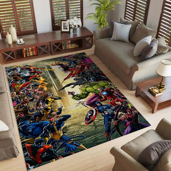 Kämpfe Xmen gegen Avengers Teppich