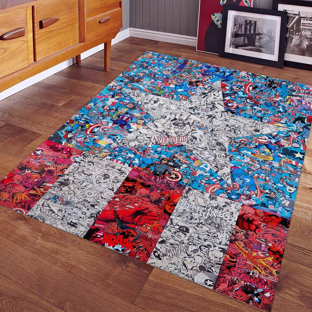 Captain America gegen Red Skull Teppich