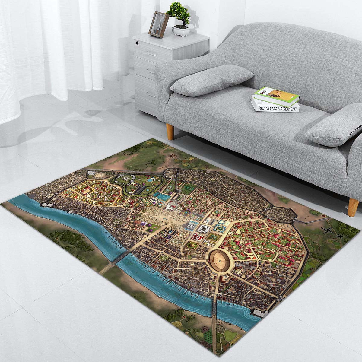 Dungeons Dragons-Karte Teppich