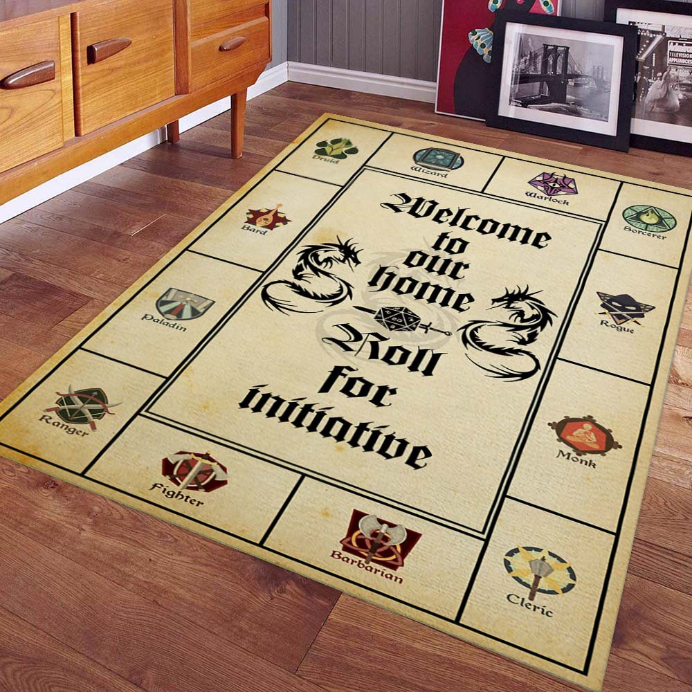 Dungeons Dragons Willkommen in unserem Haus Teppich