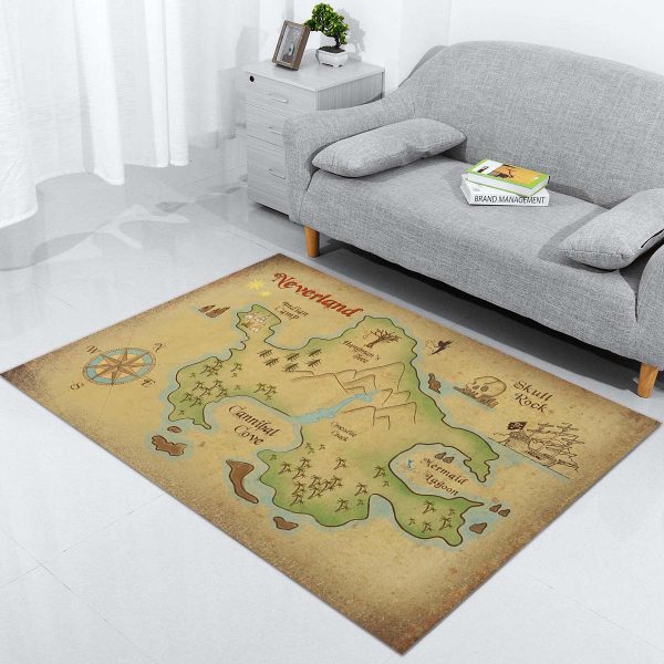 NeverLand-Karte Teppich