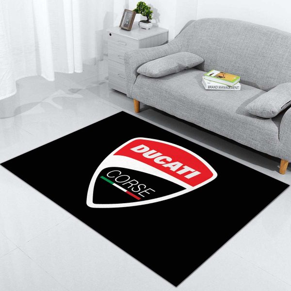 Ducati Corse-Schwarz Teppich