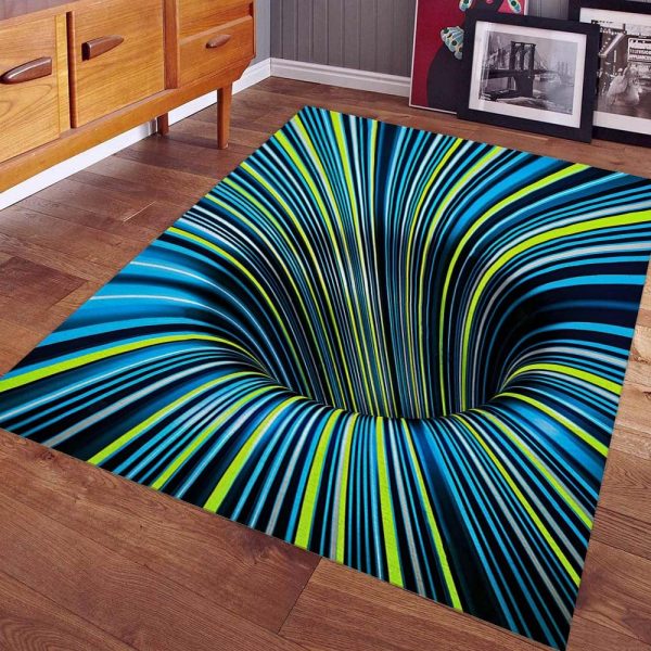 Tunnelwurmloch 3D Teppich