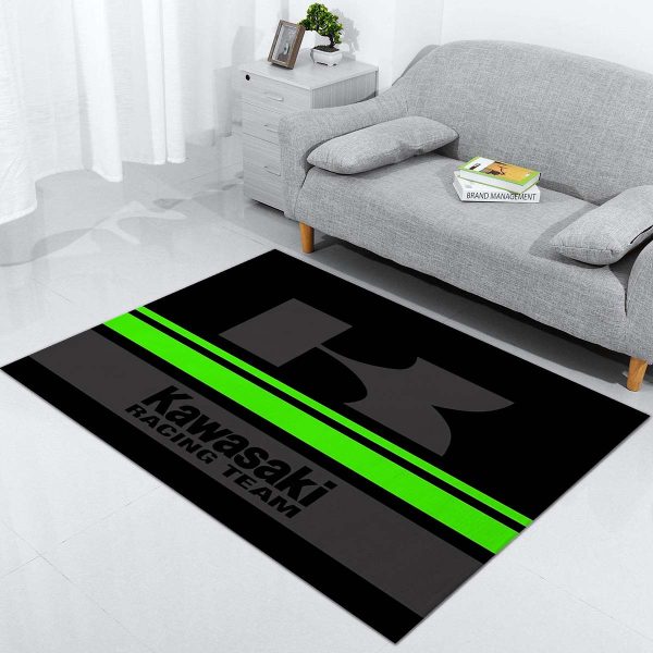 Kawasaki-Rennteam Teppich