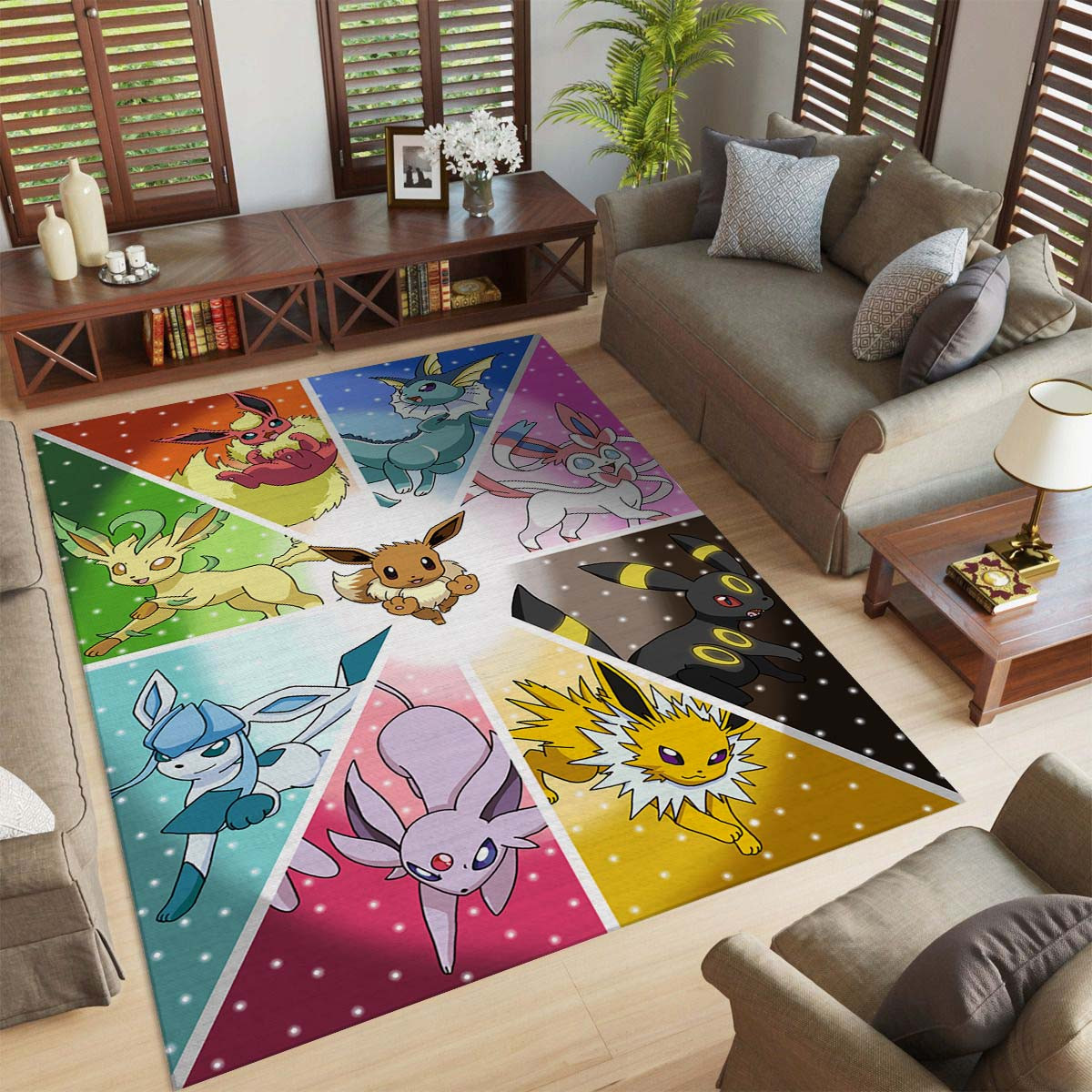 EeveePokemo-Kombination Teppich – Bild 2