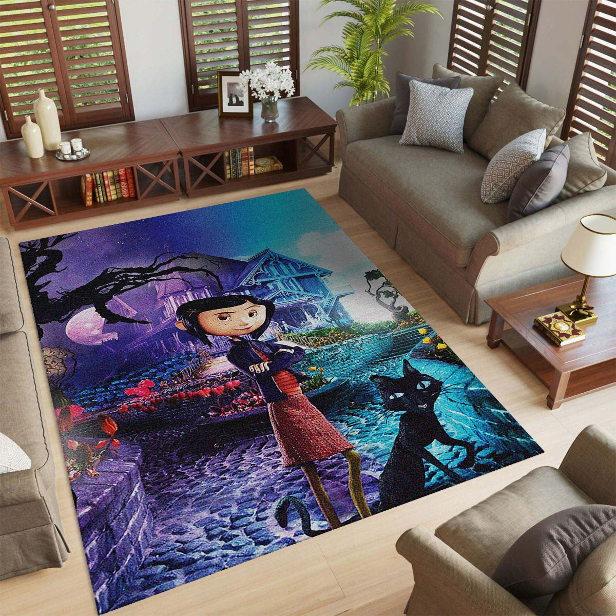 Coraline Halloween Teppich – Bild 2