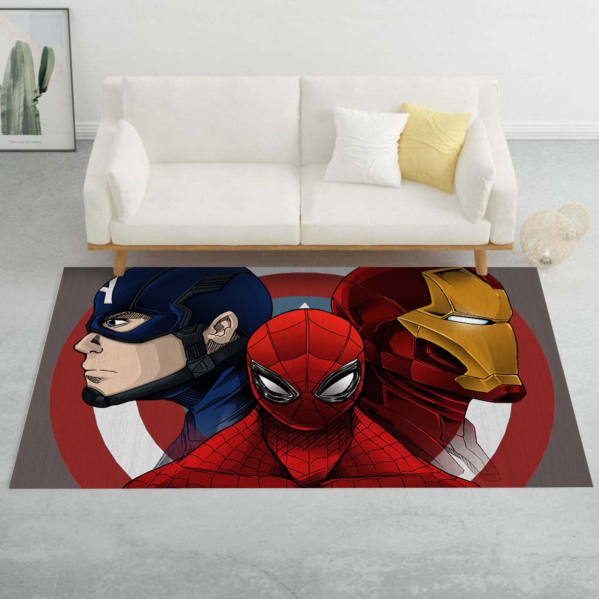 Captain America Spider-Man-Iron-Man Teppich – Bild 2