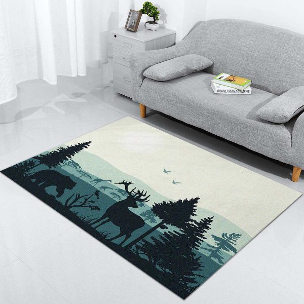 Tiere in freier Wildbahn Teppich