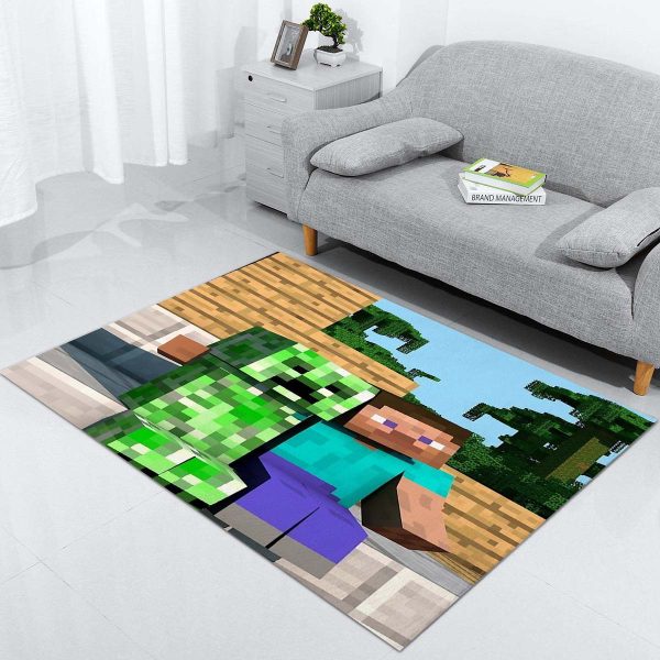 Minecraft-Steve Creeper Teppich