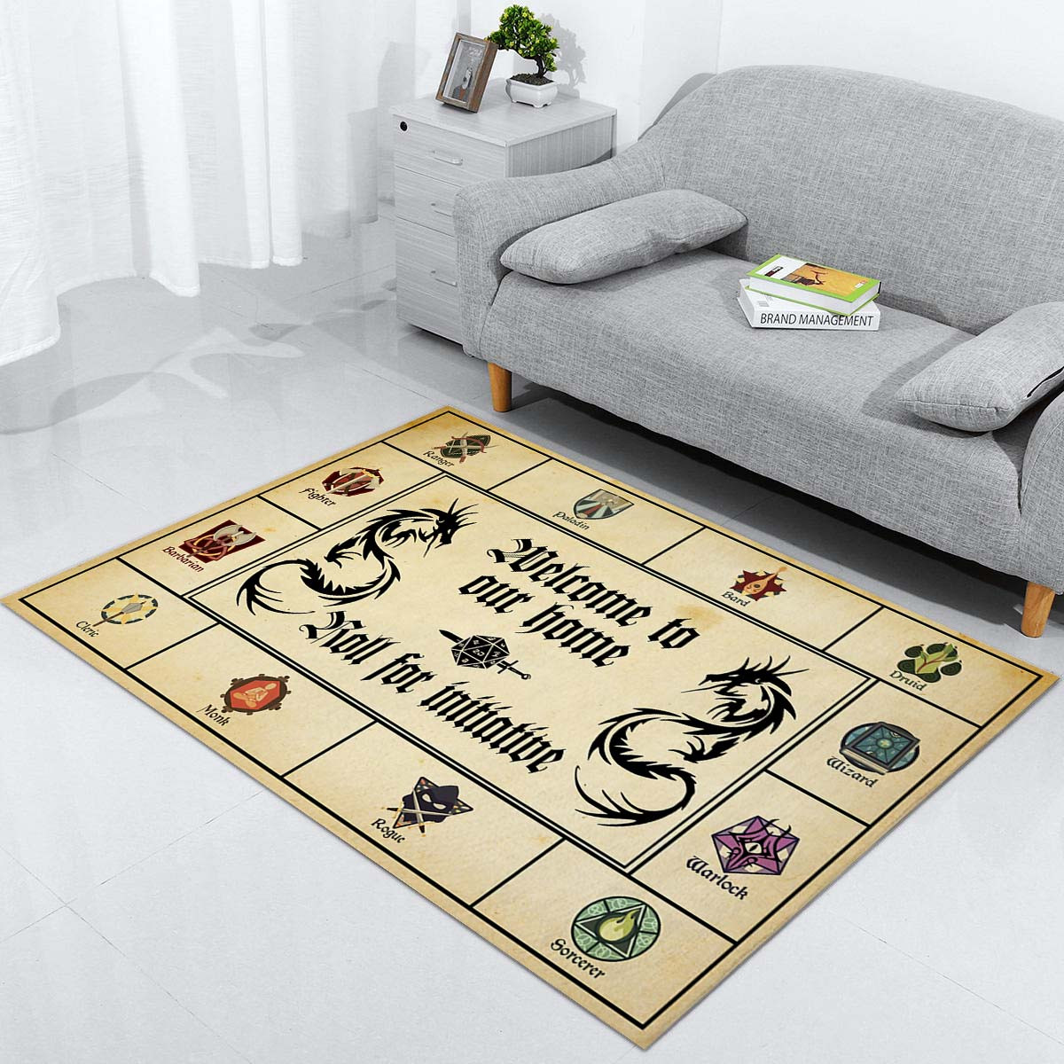 Dungeons Dragons Willkommen in unserem Zuhause 2 Teppich