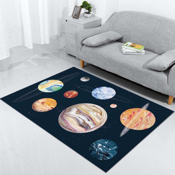 Weltraum-Sonnensystem SP03 Teppich