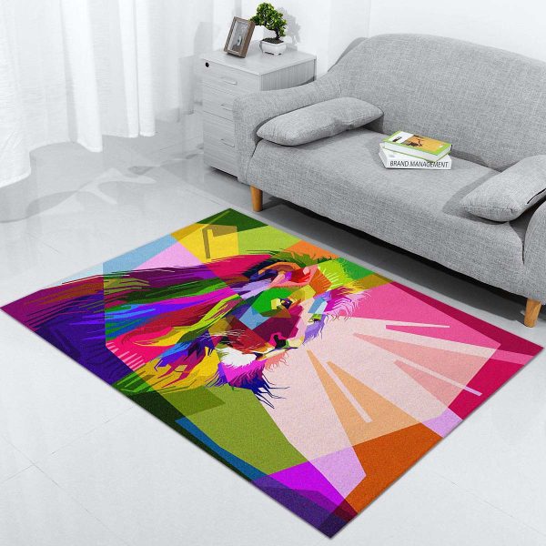 tier bunt dekoration löwe Teppich