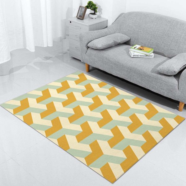 geometrisches Wiederholungsmuster Teppich