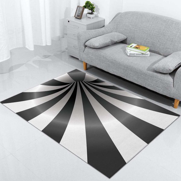 Illusionsloch-Tunnel Teppich