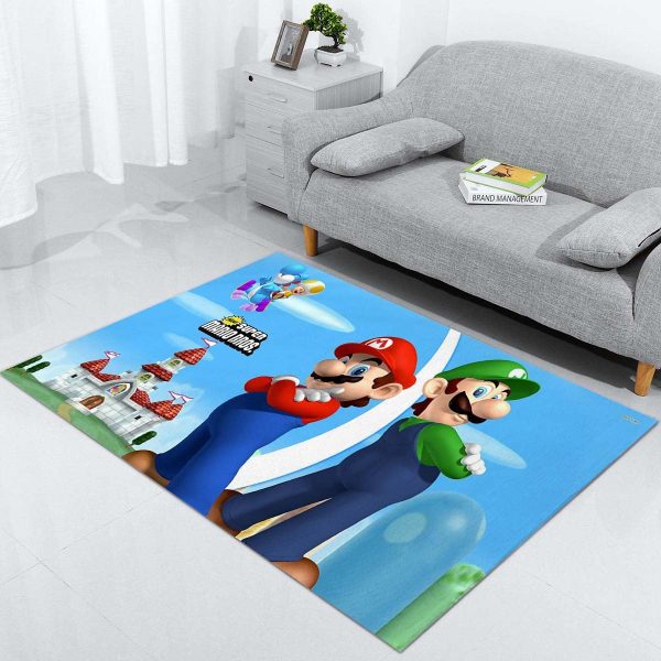 Super Mario Bros Deko Ideen Kinderzimmer Teppich