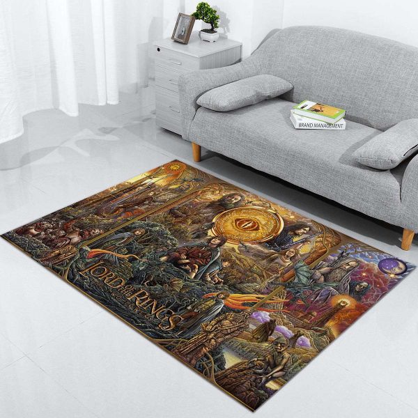 Herr der Ringe Charaktere Teppich
