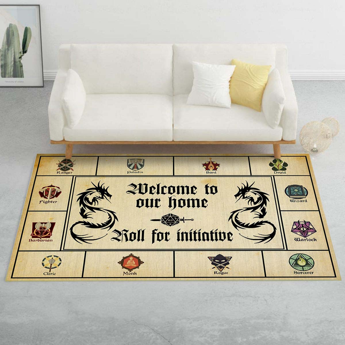 Dungeons Dragons Willkommen in unserem Zuhause 2 Teppich – Bild 2