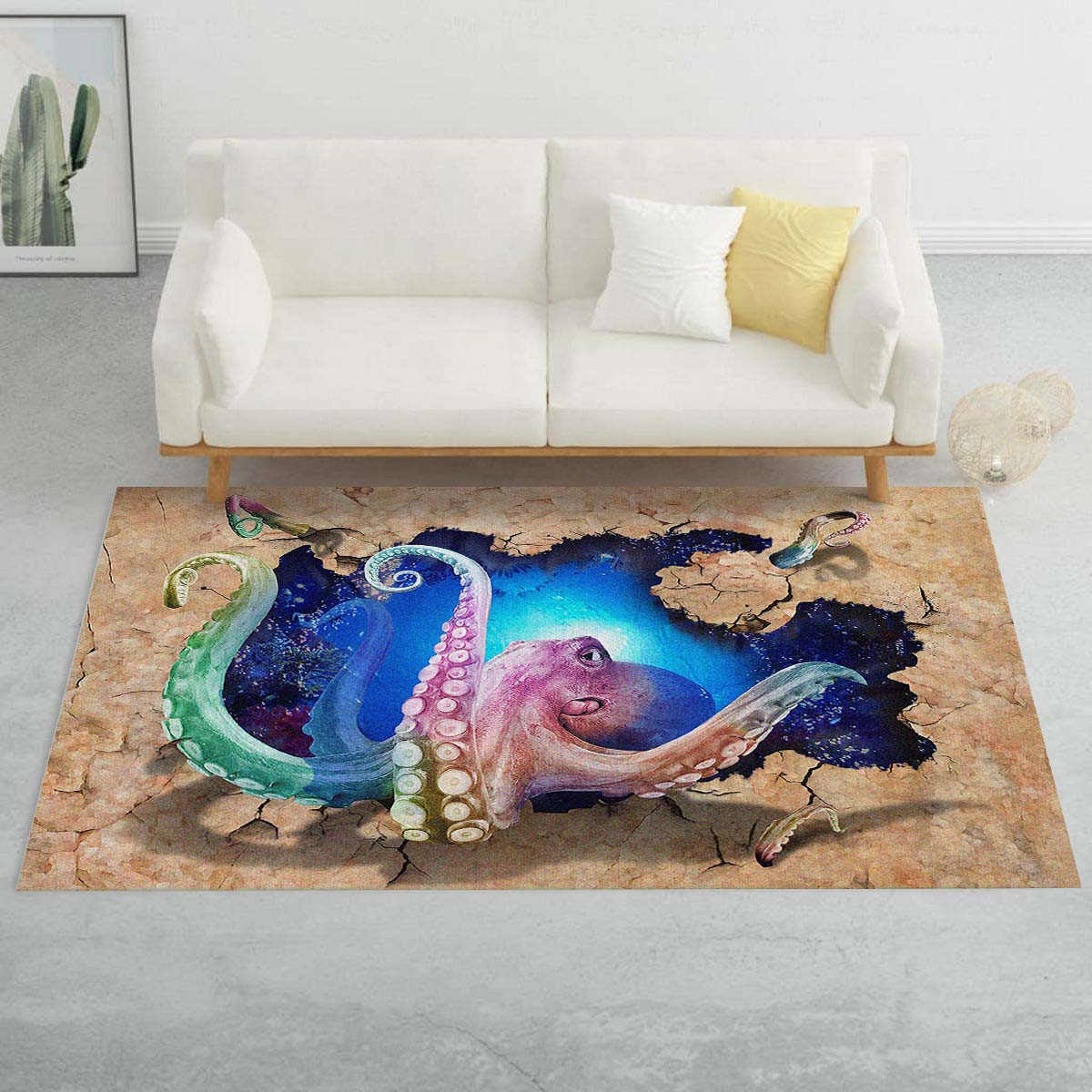 3D-Oktopus Teppich – Bild 2