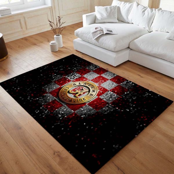 Alabama Crimson Tide Football Team NCAA004 Teppich