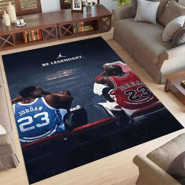 Seien Sie legendär 23 Jordan Basketball Teppich
