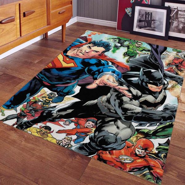 DC Alle Charaktere 04 Teppich