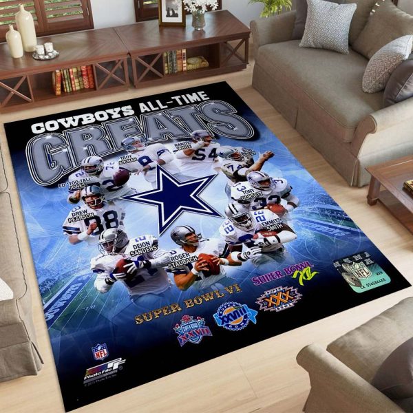 Cowboys aller Zeiten Erschafft Dallas Cowboys Teppich