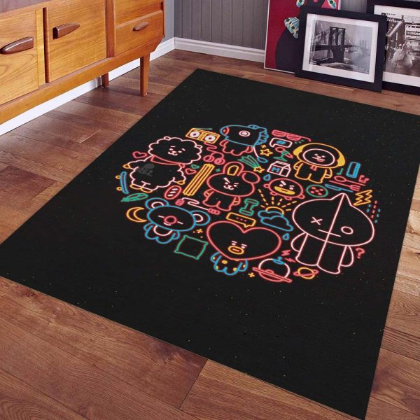 BTS BT21 Bangtan-Armee Teppich