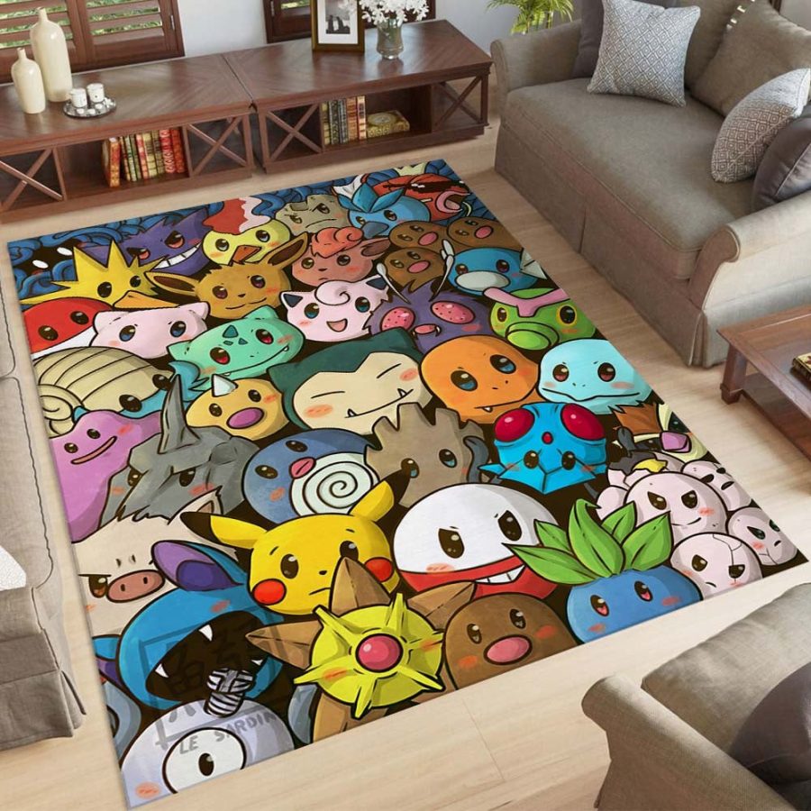 Alle Pokemon süß Teppich