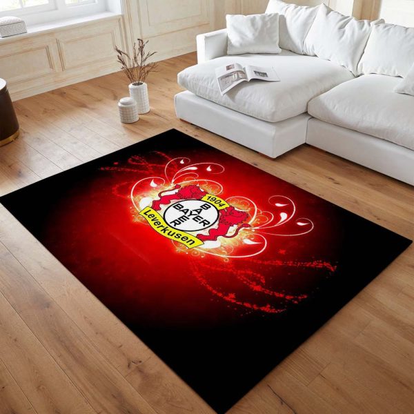 Fußballverein Bayer 04 Leverkusen Art.-Nr Teppich