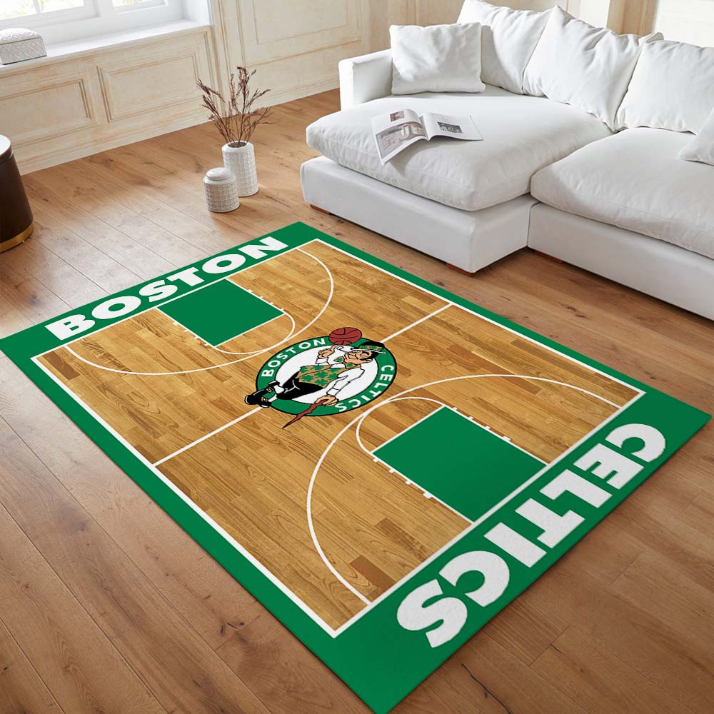 Boston Celtics Basketball Team NBA Court Teppich