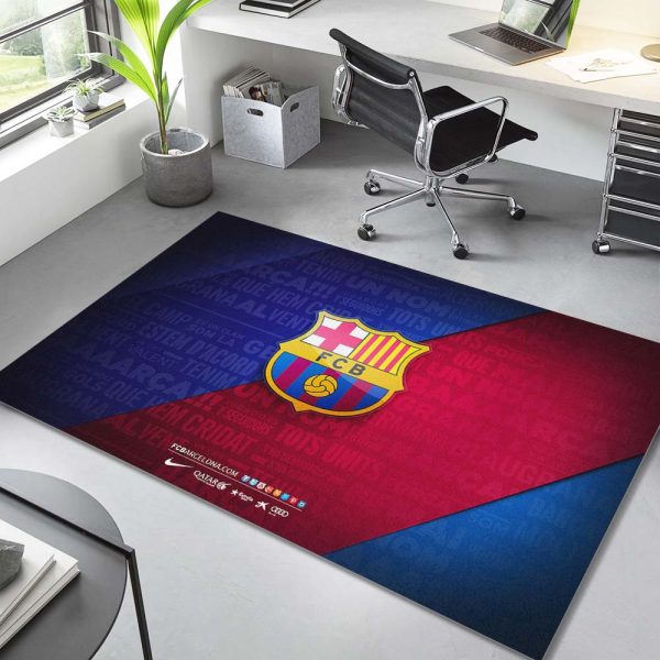 Barcelona In My Heart Fußballmannschaft Teppich