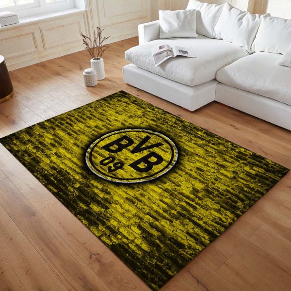BVB Borussia Dortmund Fußballverein Backstein Teppich