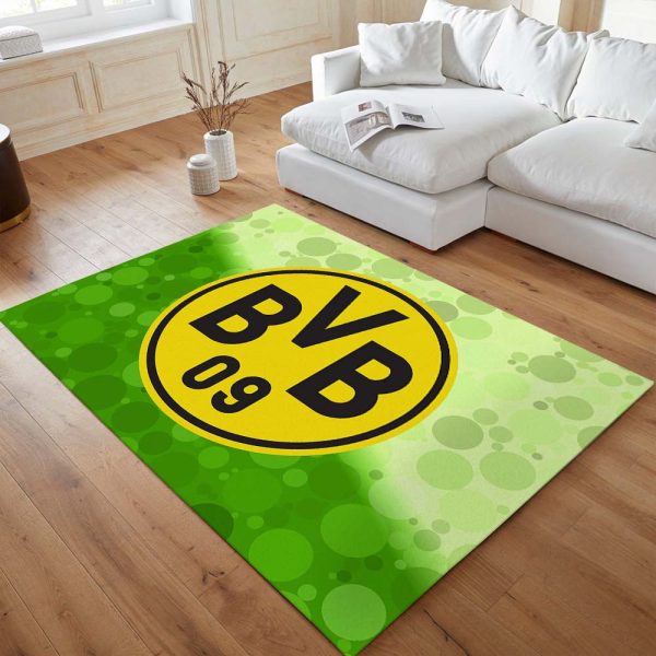 BVB Borussia Dortmund Fußballverein Grün Teppich