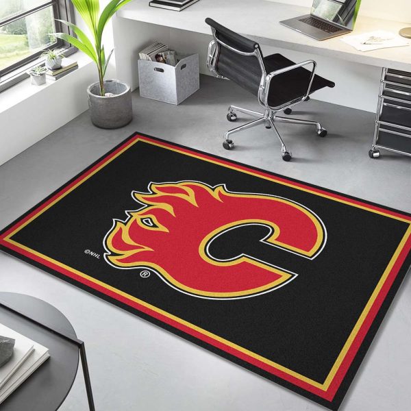 Calgary Flames Eishockeyteam NHL Spirit Teppich