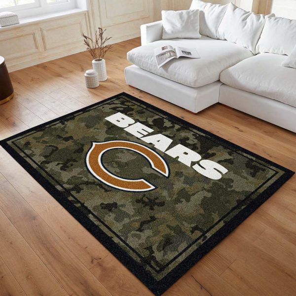 Chicago Bears Football Team NFL-Camouflage Teppich