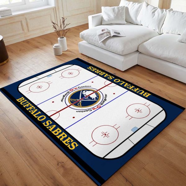 Buffalo Sabres Hockey Team NHL 2 Rink Teppich